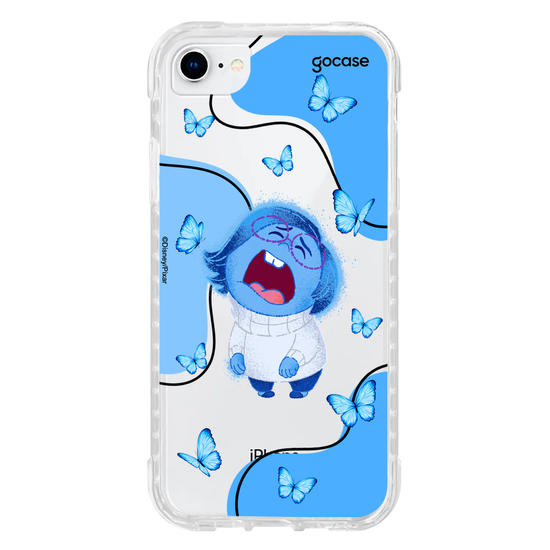 Capinha para celular  Divertidamente - Butterfly Tristeza