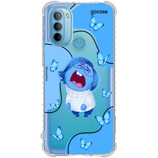 Capinha para celular  Divertidamente - Butterfly Tristeza