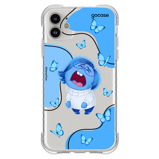 Capinha para celular  Divertidamente - Butterfly Tristeza