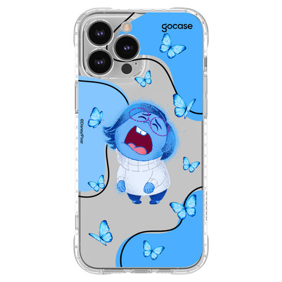 Capinha para celular  Divertidamente - Butterfly Tristeza
