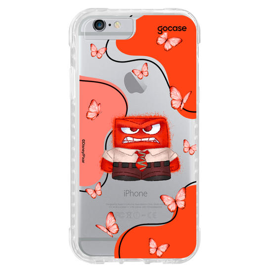 Capinha para celular  Divertidamente - Butterfly Raiva