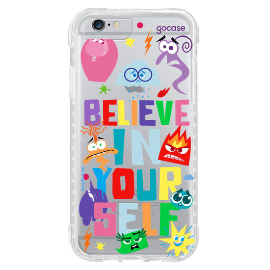 Capinha para celular  Divertidamente - Believe in Yourself