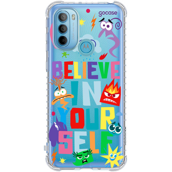 Capinha para celular  Divertidamente - Believe in Yourself