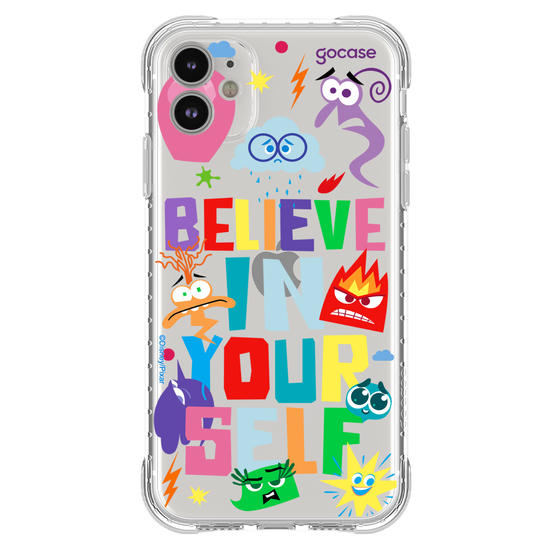 Capinha para celular  Divertidamente - Believe in Yourself