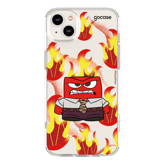 Capinha para celular  Divertidamente - Queimando de Raiva