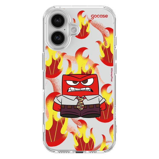 Capinha para celular  Divertidamente - Queimando de Raiva