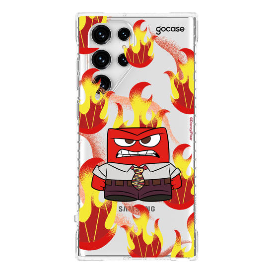 Capinha para celular  Divertidamente - Queimando de Raiva
