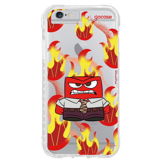 Capinha para celular  Divertidamente - Queimando de Raiva