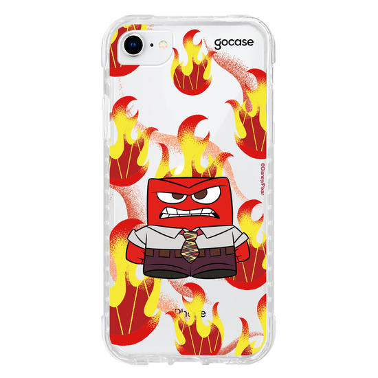 Capinha para celular  Divertidamente - Queimando de Raiva