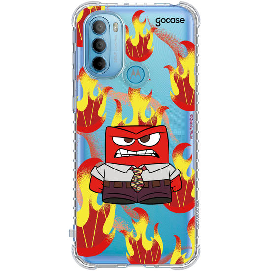 Capinha para celular  Divertidamente - Queimando de Raiva
