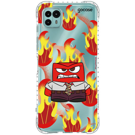 Capinha para celular  Divertidamente - Queimando de Raiva