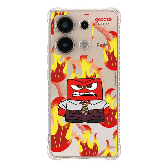 Capinha para celular  Divertidamente - Queimando de Raiva