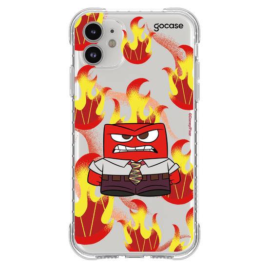 Capinha para celular  Divertidamente - Queimando de Raiva