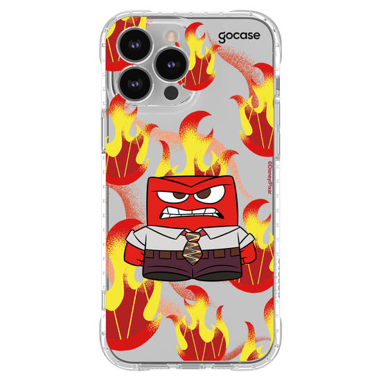Capinha para celular  Divertidamente - Queimando de Raiva