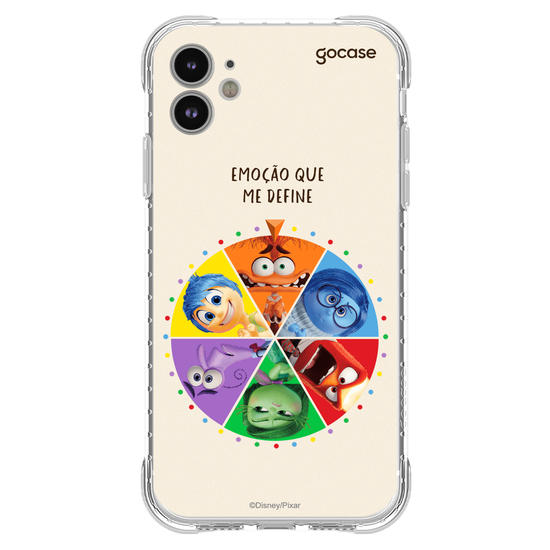 Capinha para celular Divertidamente - Roleta de Emoções