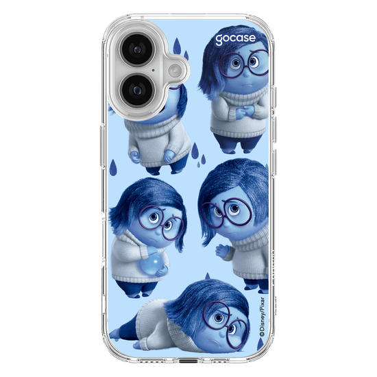 Capinha para celular Divertidamente - tristeza Patches