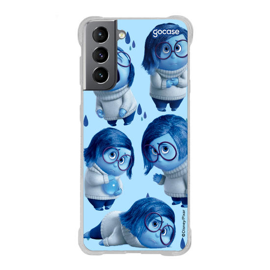 Capinha para celular Divertidamente - tristeza Patches