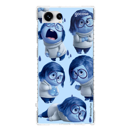 Capinha para celular Divertidamente - tristeza Patches