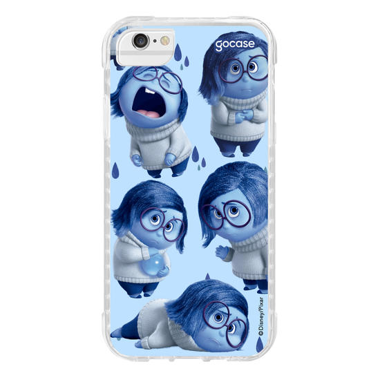 Capinha para celular Divertidamente - tristeza Patches