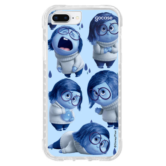 Capinha para celular Divertidamente - tristeza Patches