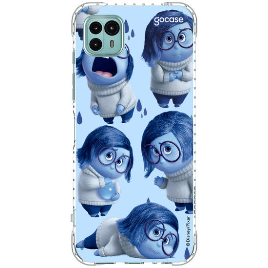 Capinha para celular Divertidamente - tristeza Patches