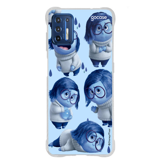 Capinha para celular Divertidamente - tristeza Patches