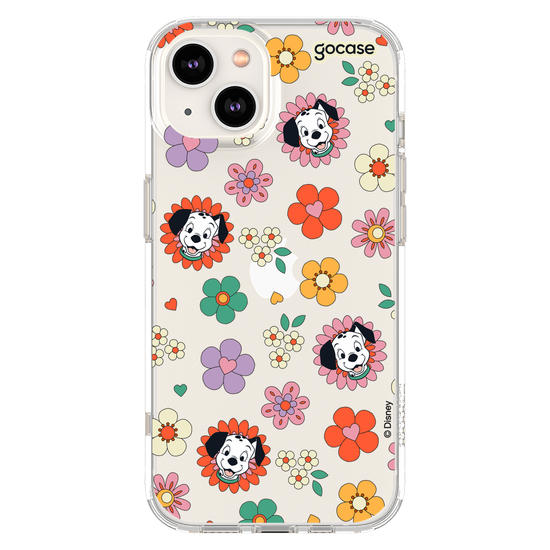 Capinha para celular  101 Dalmatas Floral 70s