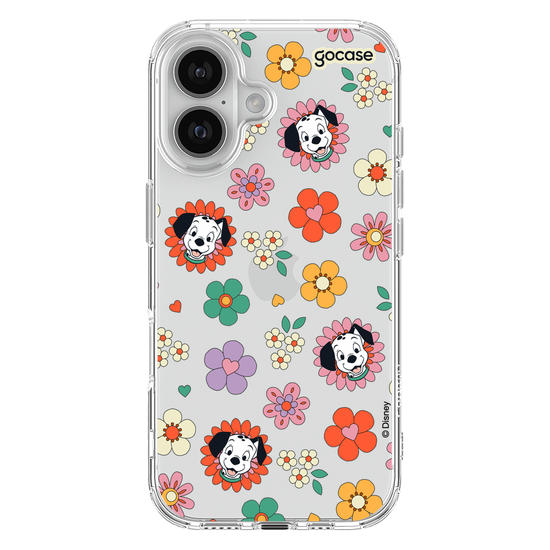 Capinha para celular  101 Dalmatas Floral 70s