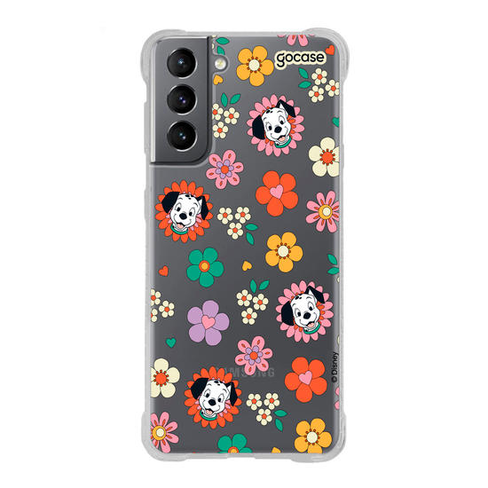 Capinha para celular  101 Dalmatas Floral 70s