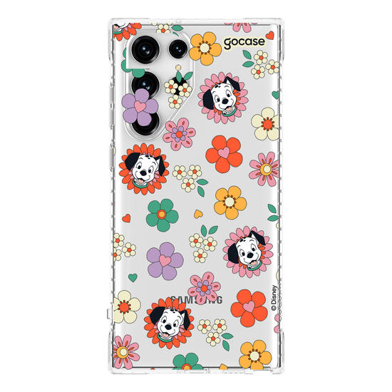 Capinha para celular  101 Dalmatas Floral 70s