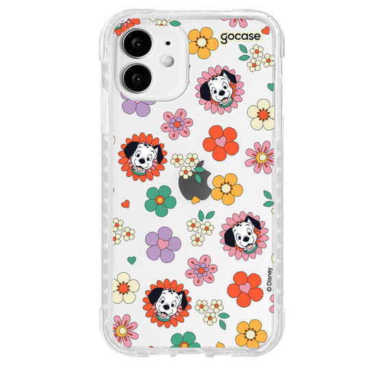 Capinha para celular  101 Dalmatas Floral 70s