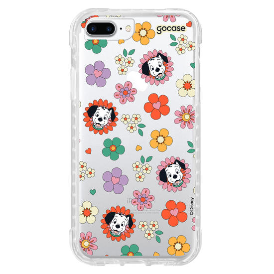 Capinha para celular  101 Dalmatas Floral 70s