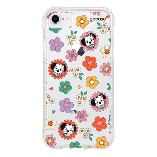 Capinha para celular  101 Dalmatas Floral 70s