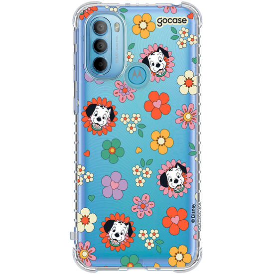 Capinha para celular  101 Dalmatas Floral 70s