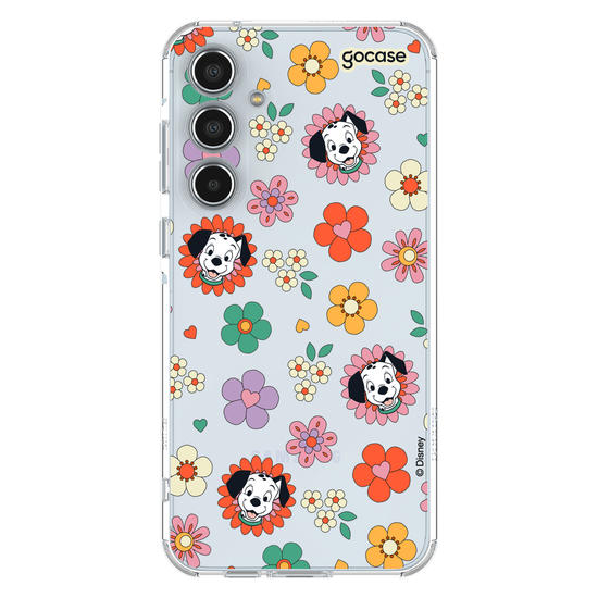 Capinha para celular  101 Dalmatas Floral 70s