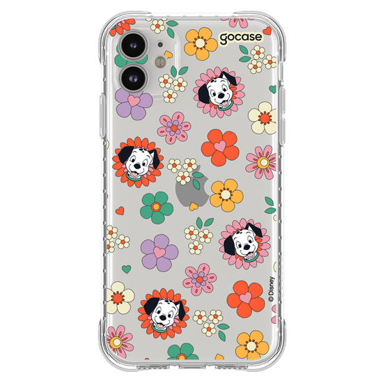 Capinha para celular  101 Dalmatas Floral 70s
