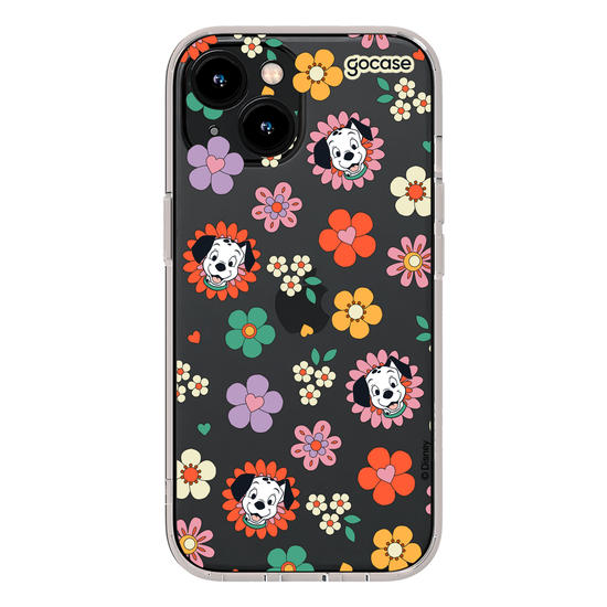 Capinha para celular  101 Dalmatas Floral 70s