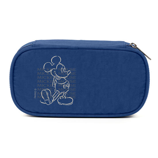 Estojo Box Fun Preto - Mickey Lettering