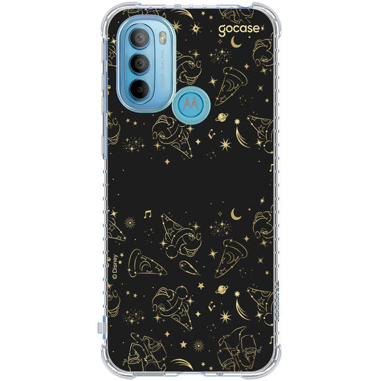 Capinha para celular Mickey & Amigos - Mickey Céu Dourado