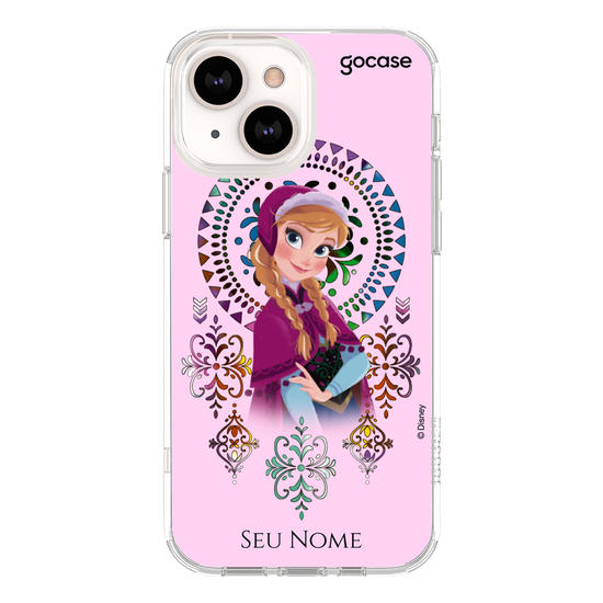 Capinha para celular Disney - Frozen - Anna Vitrais Coloridos 