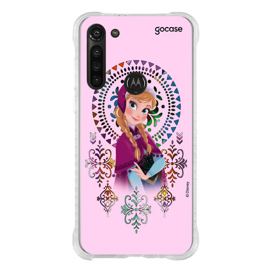 Capinha para celular Disney - Frozen - Anna Vitrais Coloridos 