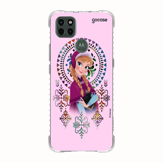 Capinha para celular Disney - Frozen - Anna Vitrais Coloridos 