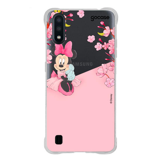 Capa para Samsung Galaxy A52 5G Oficial da Disney Mickey e Minnie