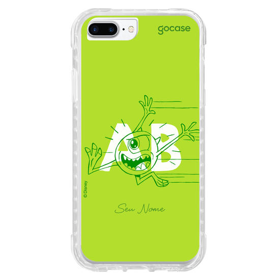 Capinha para celular Disney - Monstros S.A. - Iniciais Mike