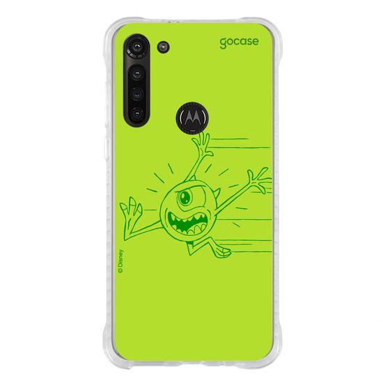 Capinha para celular Disney - Monstros S.A. - Iniciais Mike