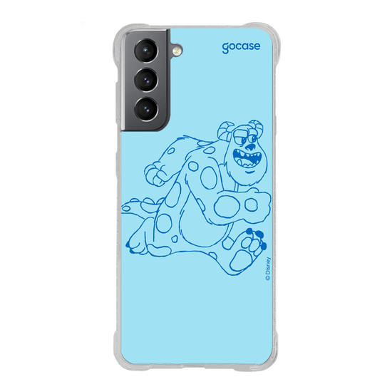 Capinha para celular Disney - Monstros S.A. - Iniciais Sulley