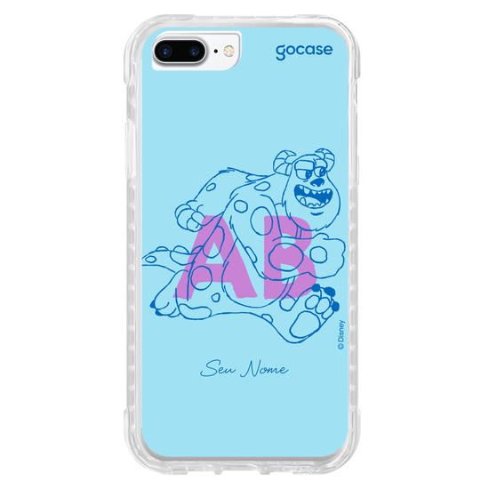 Capinha para celular Disney - Monstros S.A. - Iniciais Sulley
