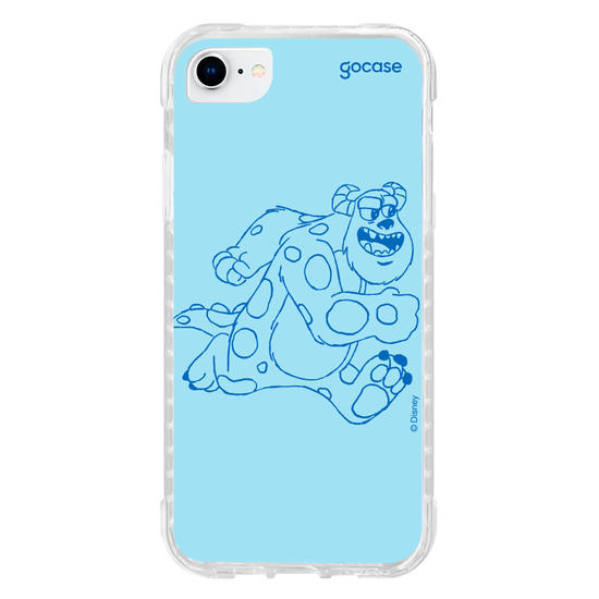 Capinha para celular Disney - Monstros S.A. - Iniciais Sulley