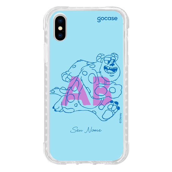 Capinha para celular Disney - Monstros S.A. - Iniciais Sulley