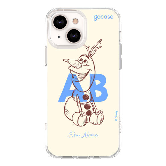Capinha para celular Disney - Frozen - Iniciais Olaf